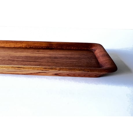 Mー4 一文字盆　欅　Ichimonji Tray (Rectangular Tea Tray)