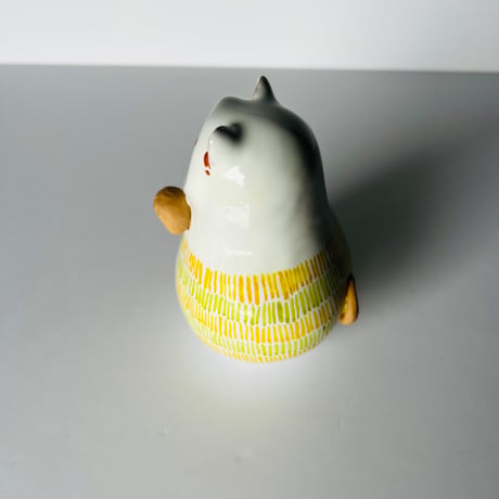 KMー3 鍵谷雅美　招き猫　    Masami Kagiya Maneki-neko (Lucky Cat)