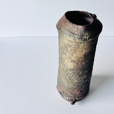 T-69 辻村史朗　備前花入　Shiro Tsujimura Bizen flower vase