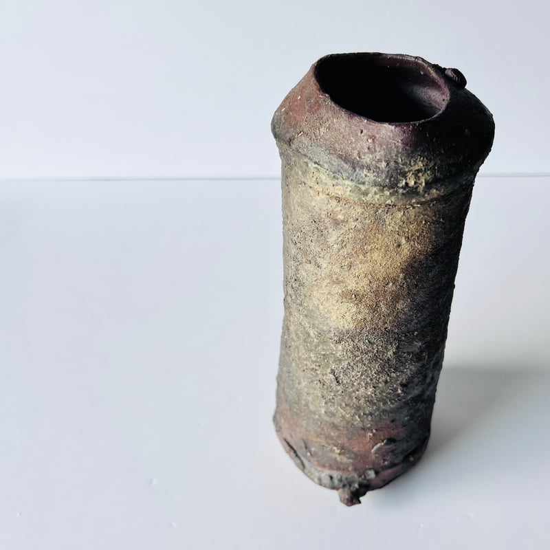 T-69 辻村史朗 備前花入 Shiro Tsujimura Bizen flower vas