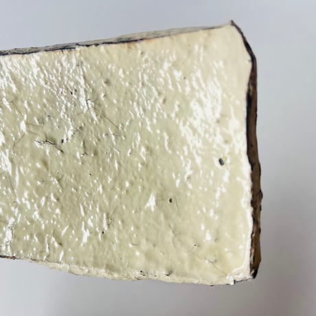 T−124 辻村史朗　粉吹四方皿　共箱付　Shiro Tsujimura Small Kofuki Square Plate