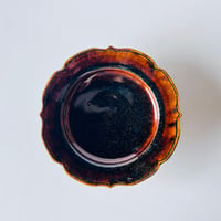 OSー4 岡本修一　飴唐津四方皿　Shuichi Okamoto Amber Karatsu Square Plate