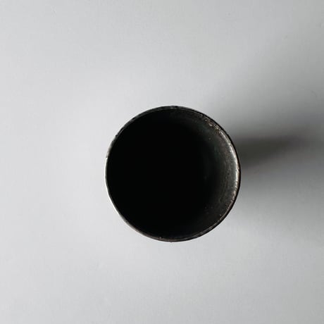 TNー43 谷井直人　銀彩まだら杯　Naoto Tanii: Silver glazed mottled cup