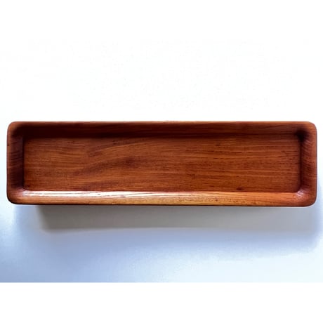 Mー4 一文字盆　欅　Ichimonji Tray (Rectangular Tea Tray)