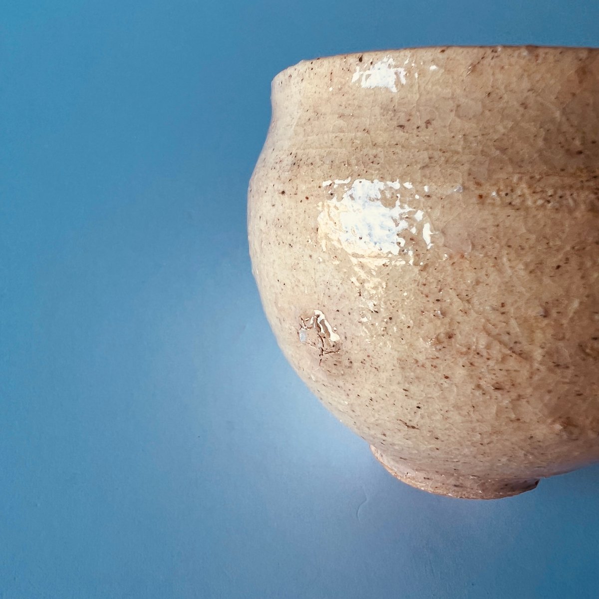 Tー78 辻村史朗 井戸ワインカップ 共箱有 Shiro Tsujimura Ido wine