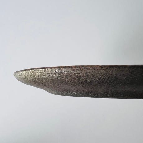 TN−21 谷井直人　銀彩オーバル小皿　Naoto Tanii, Silver-glazed oval small plate