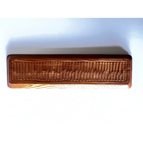 Mー4 一文字盆　欅　Ichimonji Tray (Rectangular Tea Tray)