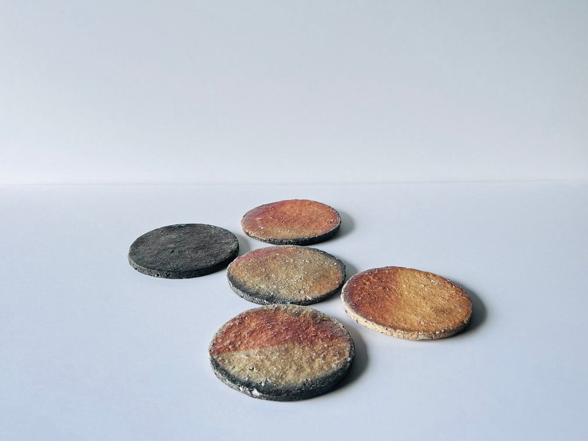 大平新吾　信楽焼き花瓶 グレー 中サイズ 大平新吾 信楽焼き花瓶 グレー 中サイズ