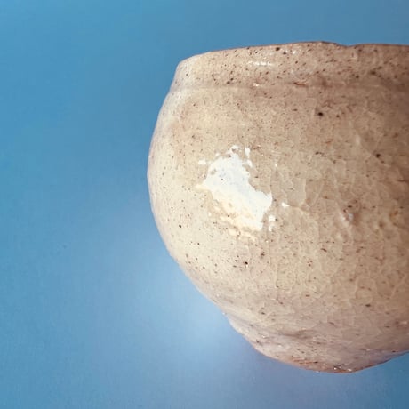Tー76 辻村史朗　井戸ワインカップ　共箱有　Shiro Tsujimura Ido wine cup