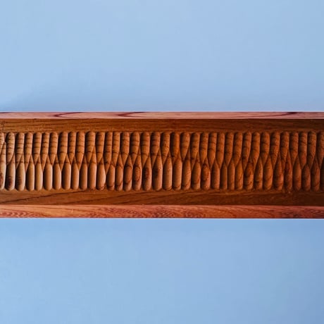 Mー5 一文字盆　欅　Ichimonji Tray (Rectangular Tea Tray)