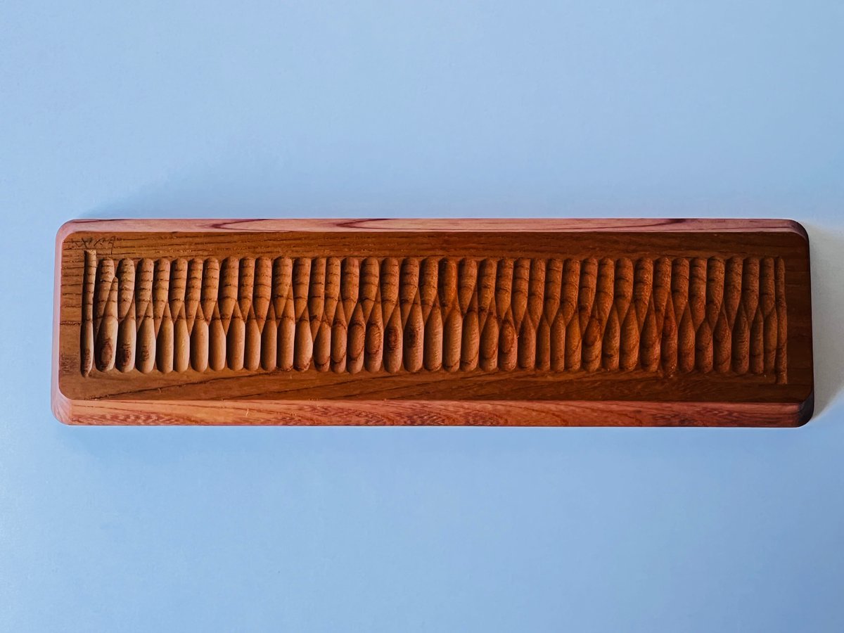 Mー5 一文字盆 欅 Ichimonji Tray (Rectangular Tea Tray