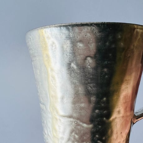 TNー62 谷井直人　銀彩ビードロマグカップ　Naoto Tanii – Silver-Glazed Bidoro Mug