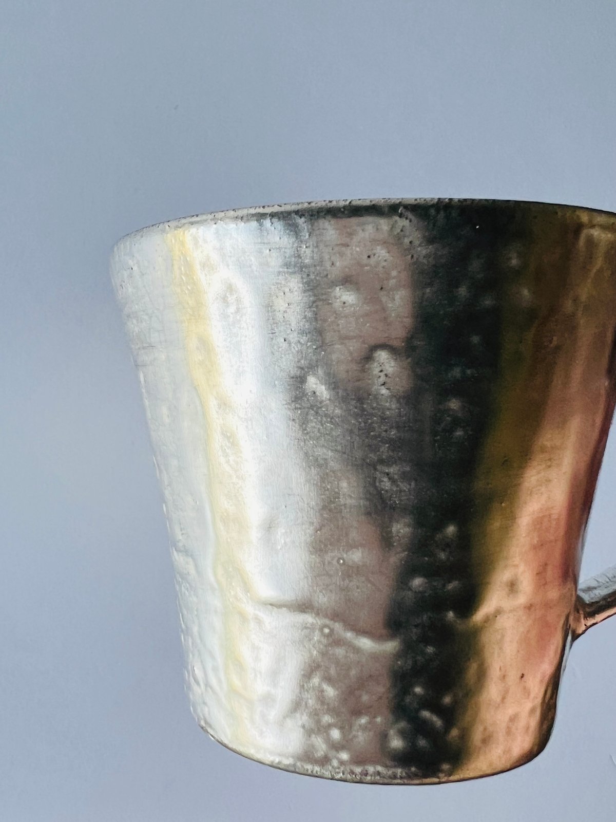 TNー62 谷井直人 銀彩ビードロマグカップ Naoto Tanii – Silver-Gla