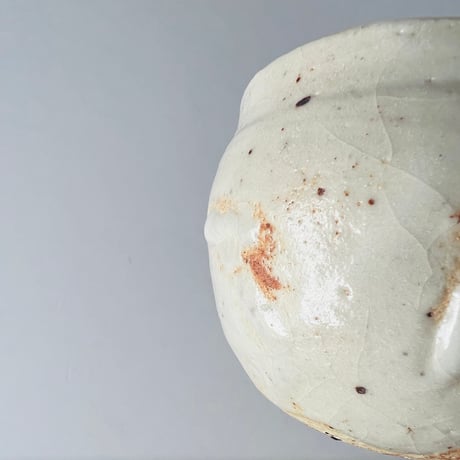 T−134 辻村史朗　粉吹ワインカップ大　共箱付　Shiro Tsujimura Large Kofuki Wine Cup