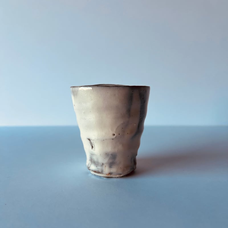 Tー87 辻村史朗 粉吹ぐい呑 Shiro Tsujimura Powdered Sake C