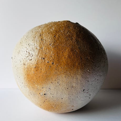 Oー34 大平新五　信楽大壺　Shingo Ohira: Large Shigaraki Vase