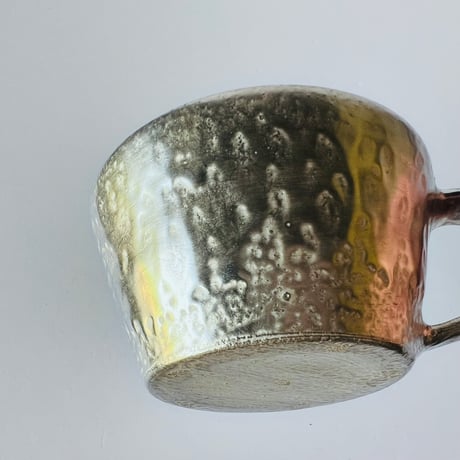 TN−116 谷井直人　銀彩青磁貫入マグカップ Naoto Tanii Silver Glaze Celadon Crackled Mug