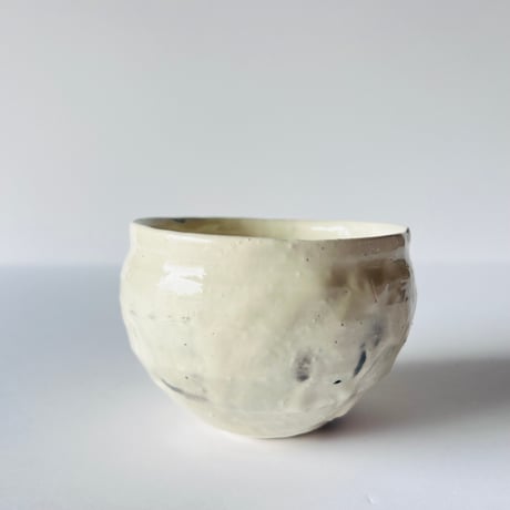 T−133 辻村史朗　粉吹ワインカップ大　共箱付（後日発送）Shiro Tsujimura Large Kofuki Wine Cup