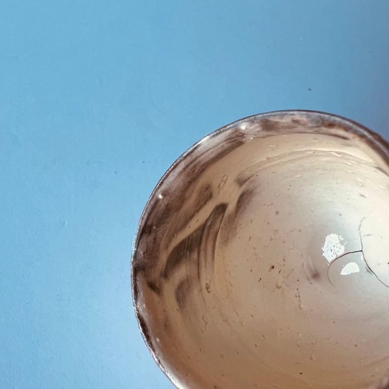 Tー86 辻村史朗 粉吹ぐい呑 共箱有 Shiro Tsujimura Powdered Sa