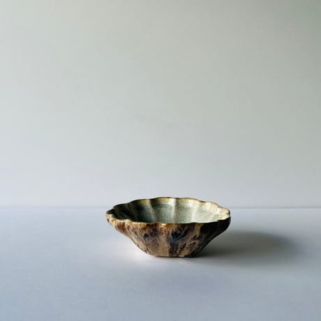 TN−31 谷井直人　黒流小鉢　ビードロ　TN-31 Naoto Tanii Black Flow Small Bowl Vidro