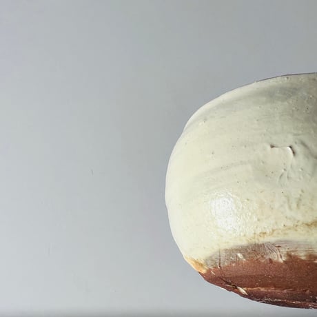 T−135 辻村史朗　粉吹ワインカップ  共箱付　Shiro Tsujimura Kofuki Wine Cup