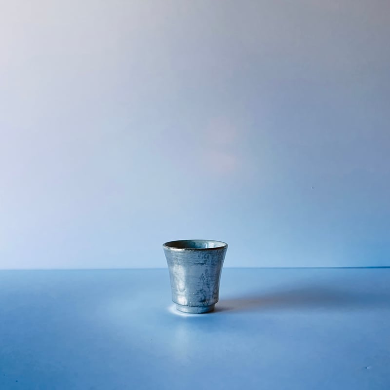 TN−101 谷井直人 銀彩杯 Silver-Glazed Sake Cup | GARAGE