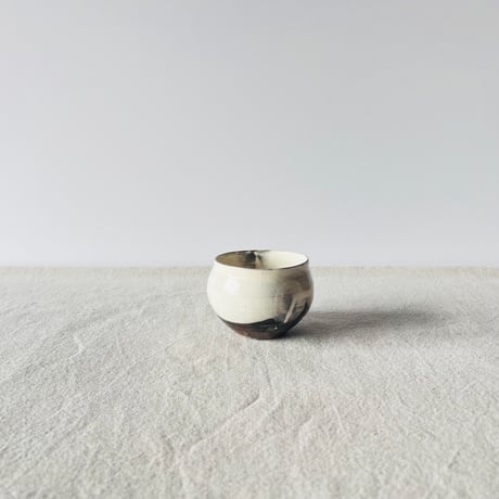 T−137 辻村史朗　粉吹ワインカップ　共箱付　Shiro Tsujimura Kofuki Wine Cup