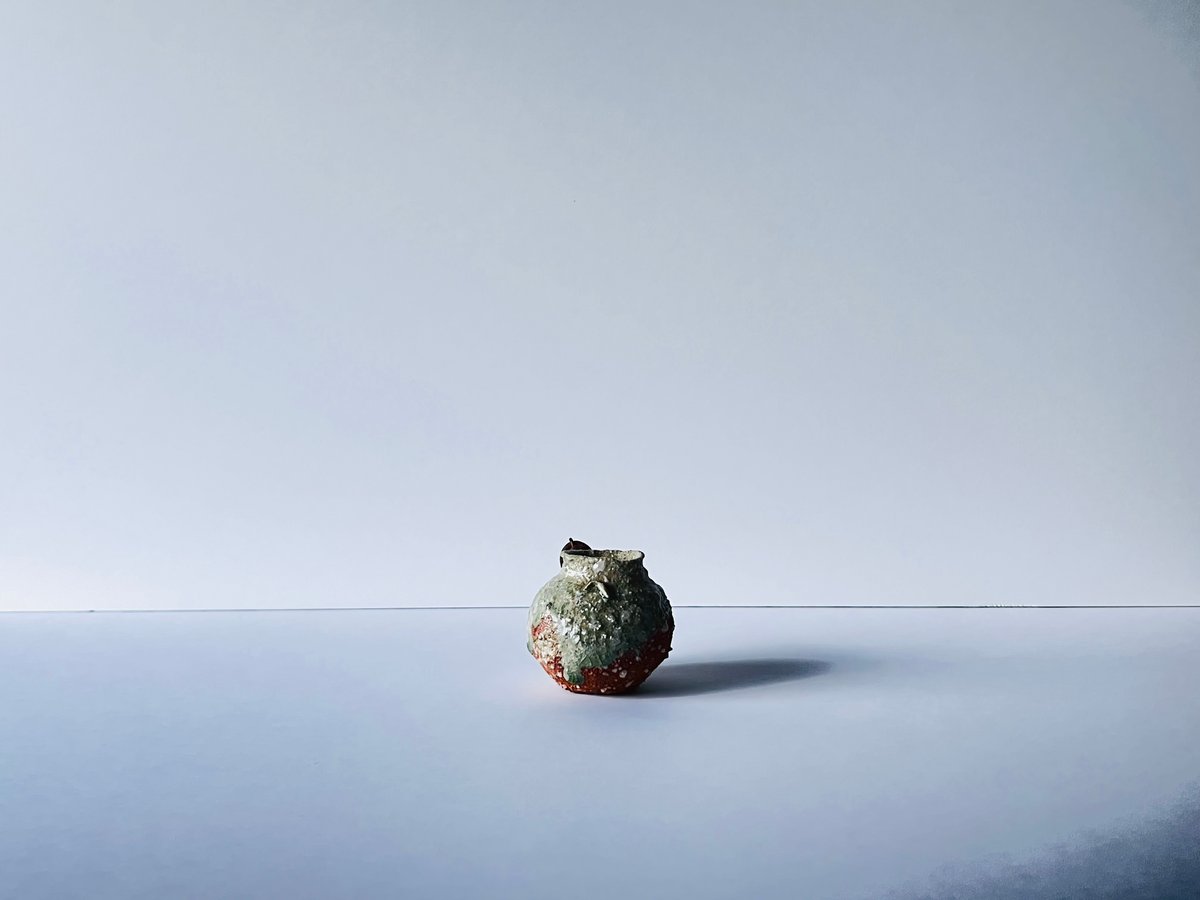 辻村史郎　伊賀掛花入　花器 辻村史郎 伊賀掛花入 花器