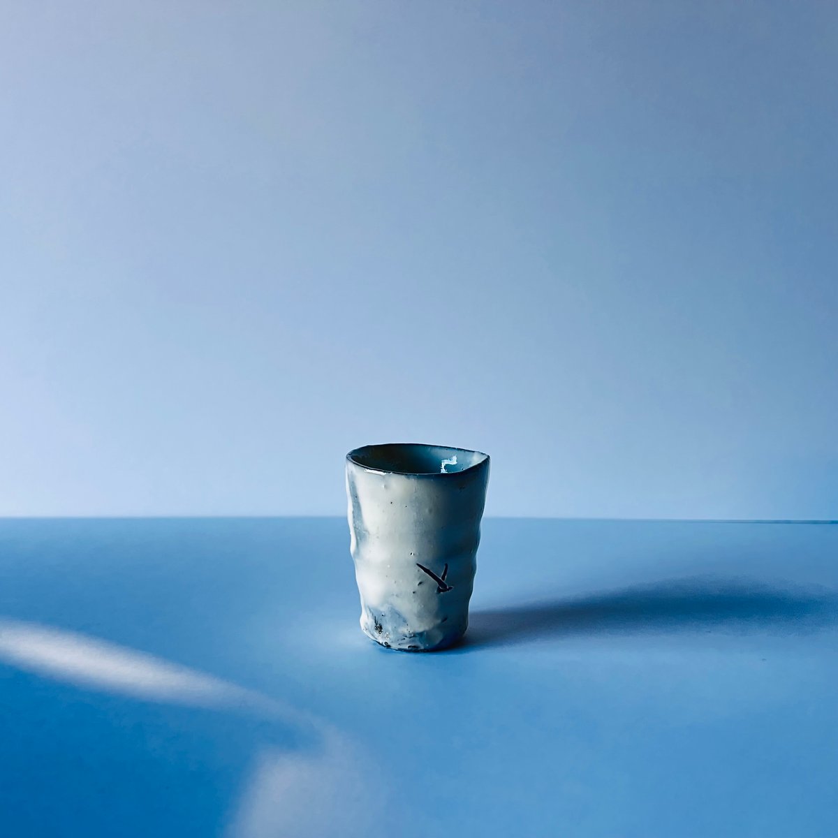 Tー87 辻村史朗 粉吹ぐい呑 Shiro Tsujimura Powdered Sake C