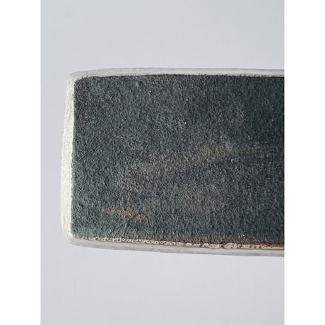 TNー72 谷井直人　銀彩ビードロ長皿　Naoto Tanii – Silver-Glazed Bidoro Long Plate