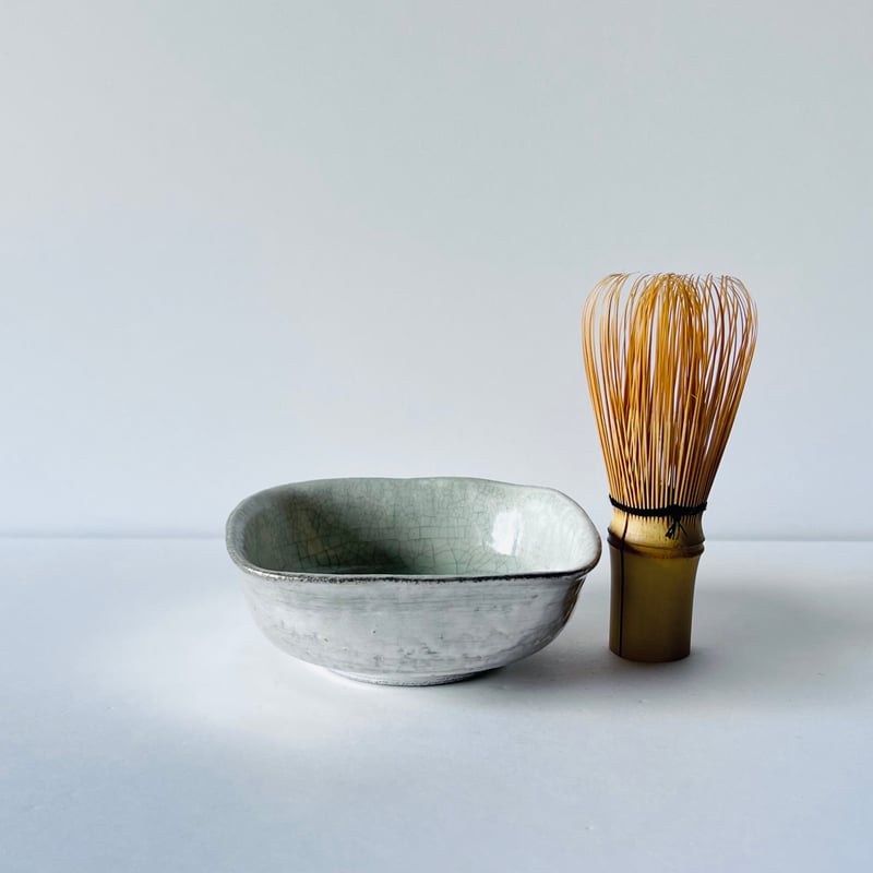 TN−111 谷井直人 銀彩ビードロ四方皿 Naoto Tanii Silver Glaze