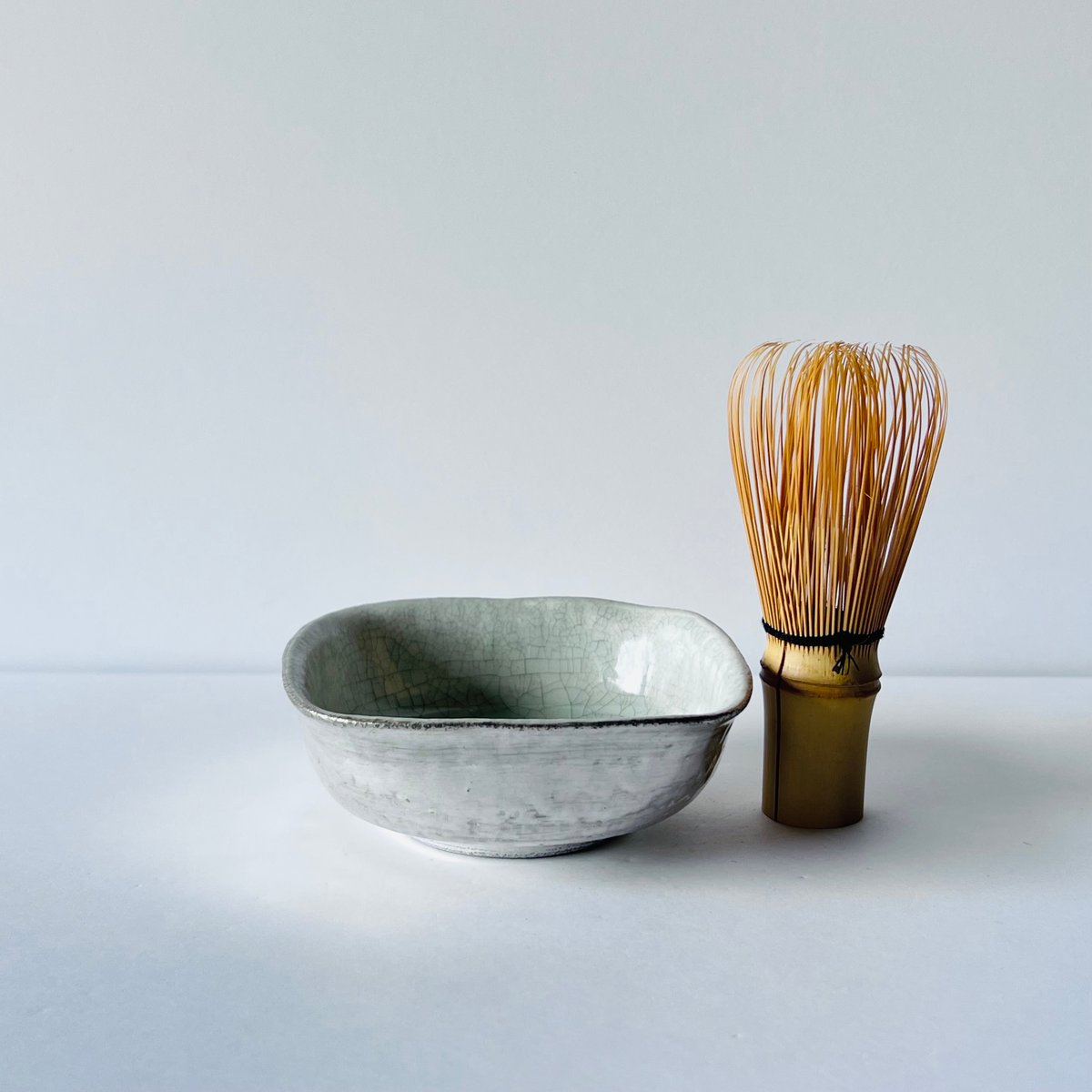 TN−111 谷井直人 銀彩ビードロ四方皿 Naoto Tanii Silver Glaze