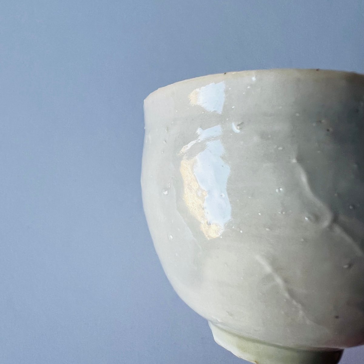 Tー92 辻村史朗 磁土ぐい呑 Shiro Tsujimura Porcelain clay