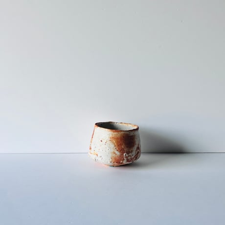 T-74 辻村史朗　志野茶碗　共箱有　Shiro Tsujimura Shino tea bowl