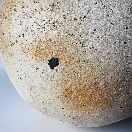 Oー34 大平新五　信楽大壺　Shingo Ohira: Large Shigaraki Vase