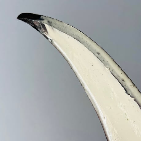 T−120 辻村史朗　粉吹三角皿　共箱付　Shiro Tsujimura Kofuki Triangular Plate