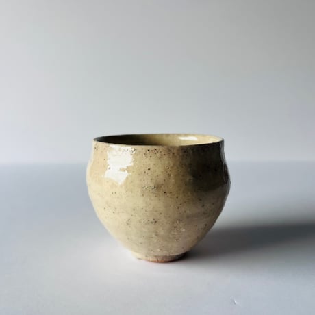 T−130 辻村史朗　井戸旅茶碗　共箱付　Shiro Tsujimura Ido Travel Tea Bowl