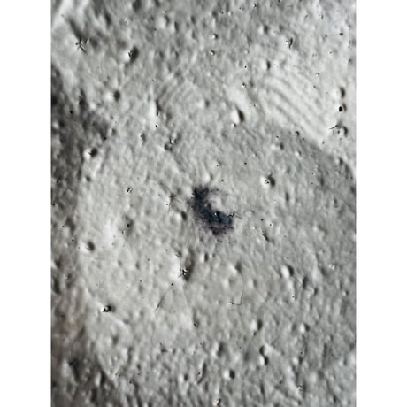 Tｰ65 辻村史朗　粉引き角皿大　共箱有　Shiro Tsujimura  Powdered square plate