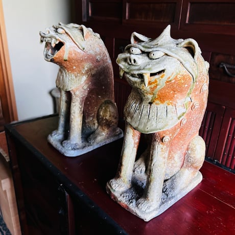 F−15 古谷和也　信楽狛犬　阿吽　Kazuya Furutani – Shigaraki “Komainu” (A & Un)