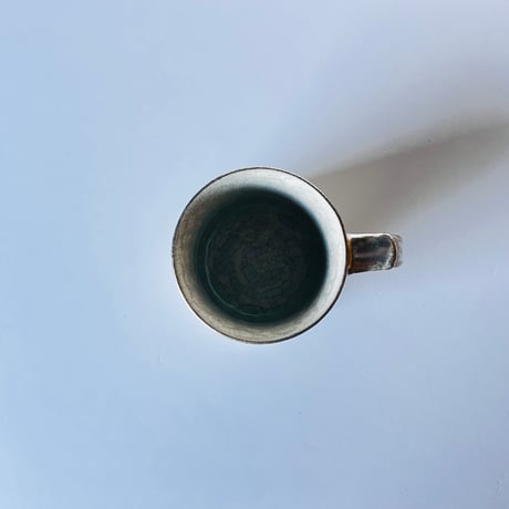TNｰ88 谷井直人　銀彩しのぎビードロマグカップ　Silver-Glazed Shinogi Bidoro Mug