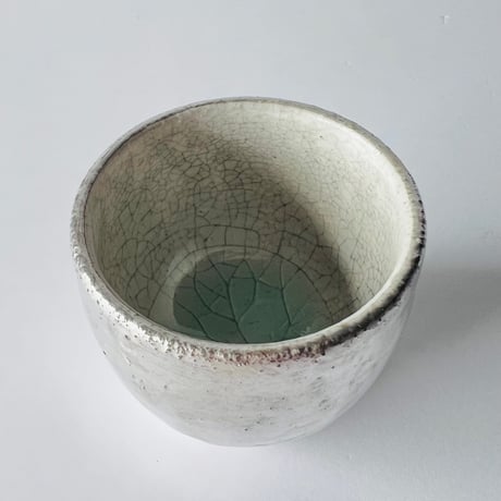 TNー73 谷井直人　銀彩ビードロ杯　Naoto Tanii – Silver-Glazed Bidoro Cup