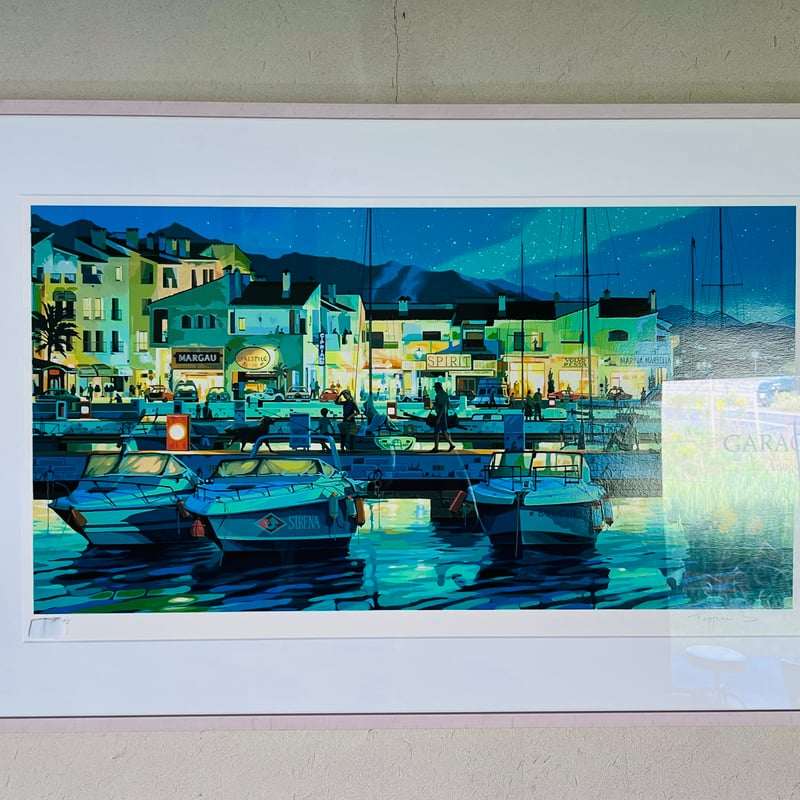 STー2 笹倉鉄平 「プエルトバヌス」シルクスクリーン Teppei Sasakura