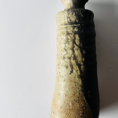 T−24 辻村史朗　一輪挿し　共箱付　T-24 Shiro Tsujimura, single flower vase, with box