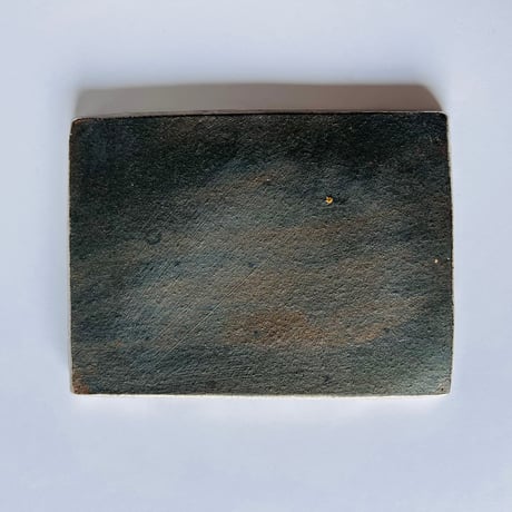 TNー37 谷井直人　銀彩四方皿小　Naoto Tanii Silver-colored square plate small