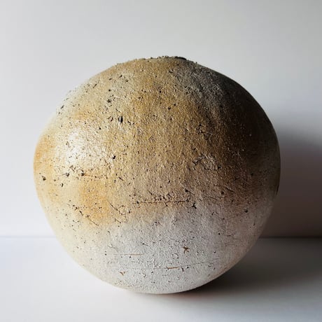 Oー34 大平新五　信楽大壺　Shingo Ohira: Large Shigaraki Vase