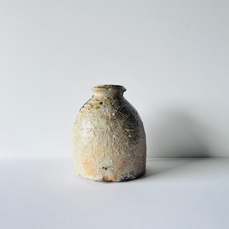 T-70 辻村史朗　信楽蹲　共箱有　Shiro Tsujimura Shigaraki Stone Monument