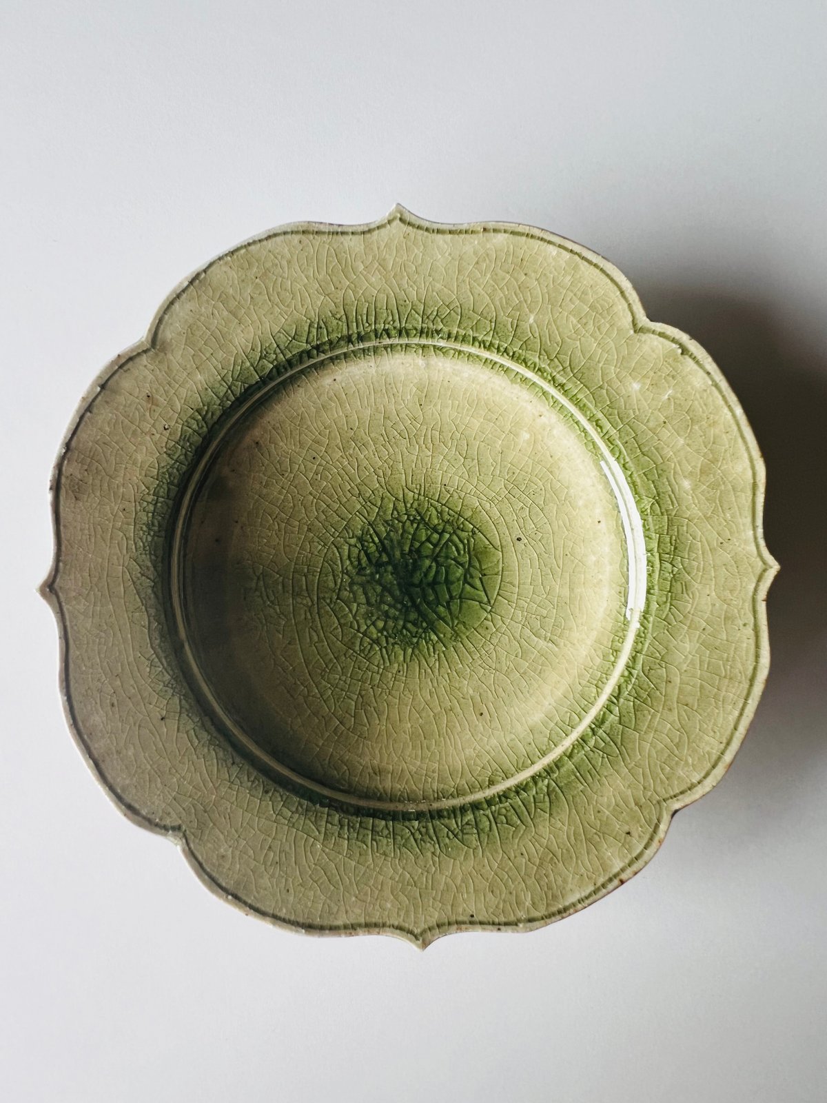 OS−1岡本修一 青唐津四方皿 | GARAGE MADE