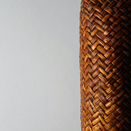 KGー1 網代編み籠ポーチ Ajiro woven basket pouch
