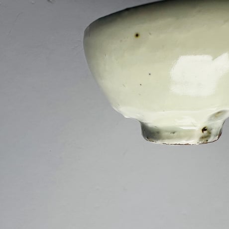 Tー48 辻村史朗　粉引きぐい呑　共箱付き　Shiro Tsujimura, Kohiki Sake Cup, with box