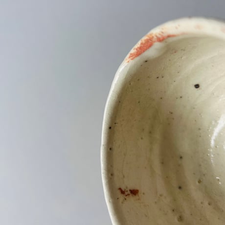 T−134 辻村史朗　粉吹ワインカップ大　共箱付　Shiro Tsujimura Large Kofuki Wine Cup